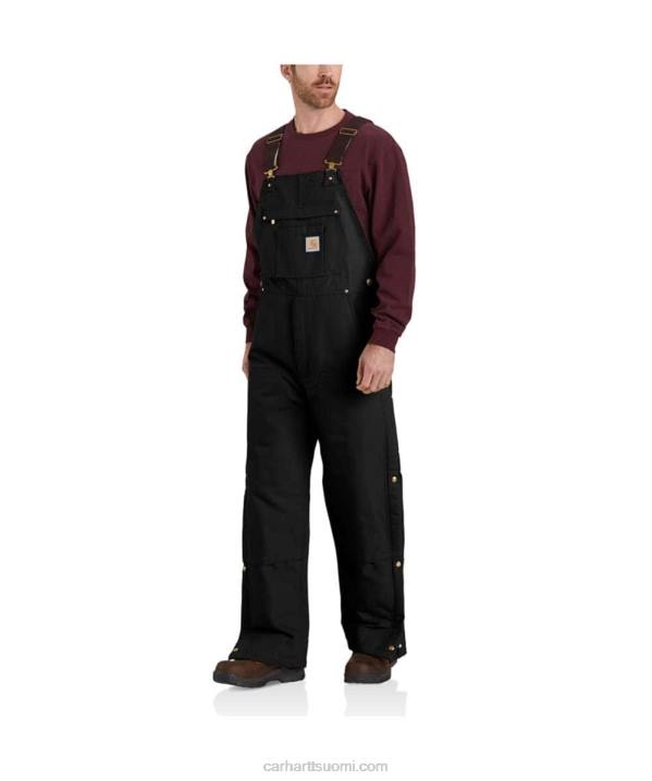 musta miehet Carhartt löysä istuvuus kiinteä ankka eristetty ruokalappu 4NNJ77