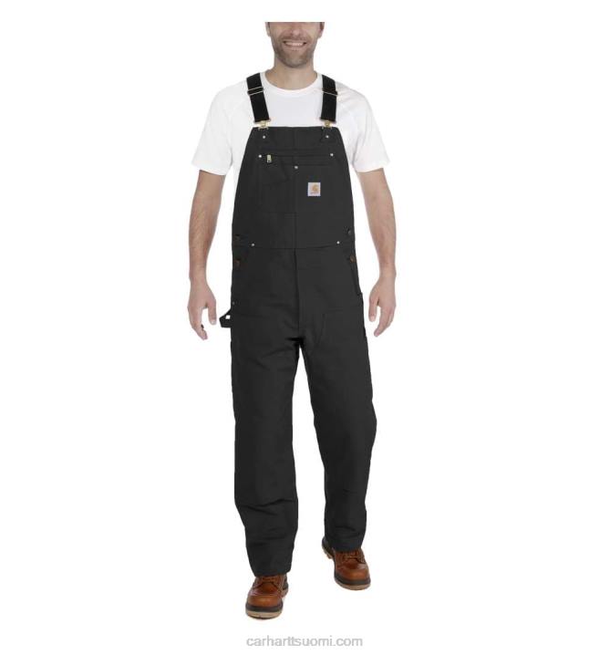 musta miehet Carhartt rennon istuvuuden ankan ruokalappu 4NNJ74