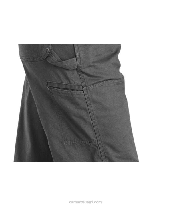 tumma khaki miehet Carhartt jyrkkä flex rento istuvuus canvas-lappuhaalari 4NNJ75