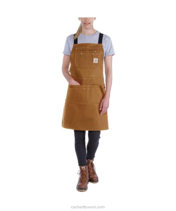 musta miehet Carhartt kiinteä ankan esiliina 4NNJ12