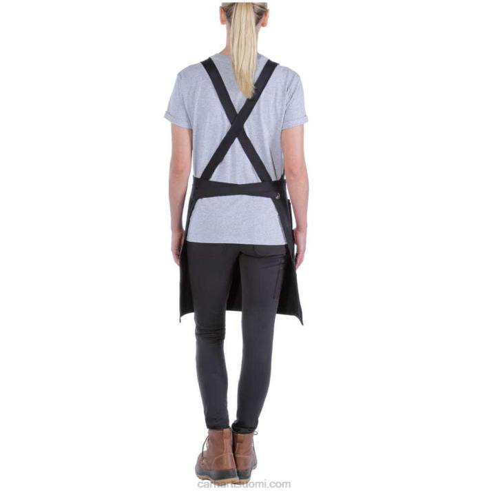 musta miehet Carhartt kiinteä ankan esiliina 4NNJ12