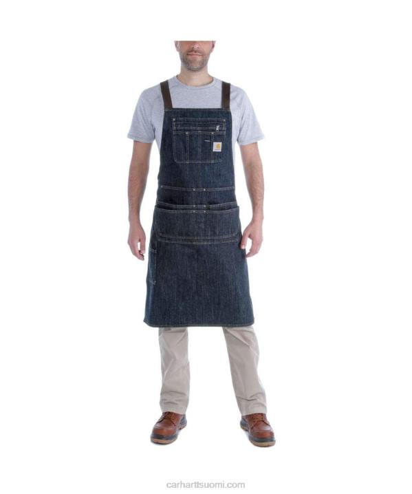 tummansininen harjanne miehet Carhartt denim esiliina 4NNJ153