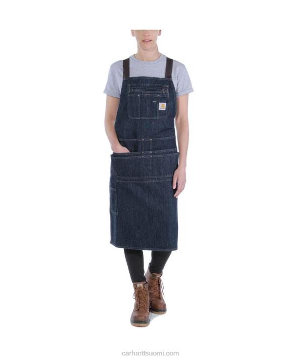 tummansininen harjanne miehet Carhartt denim esiliina 4NNJ153