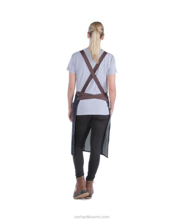 tummansininen harjanne miehet Carhartt denim esiliina 4NNJ153