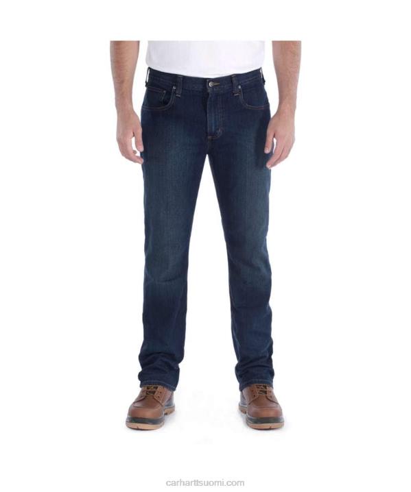 erie miehet Carhartt Kestävä flex slim fit 5-taskuinen kapeneva farkku 4NNJ71