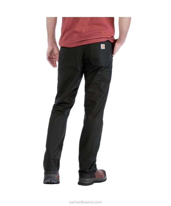 musta miehet Carhartt Kestävä ammattimainen sarja rugged flex rento istuvuus canvas työhousut 4NNJ56