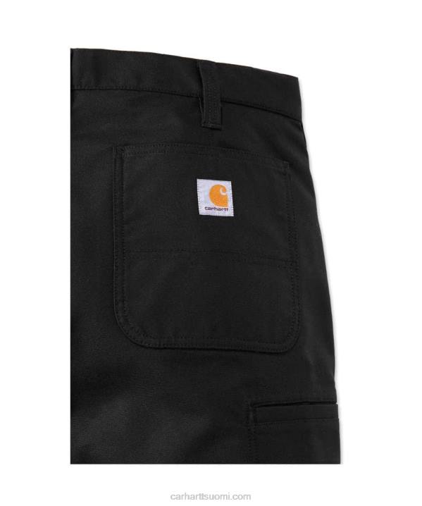 musta miehet Carhartt Kestävä ammattimainen sarja rugged flex rento istuvuus canvas työhousut 4NNJ56