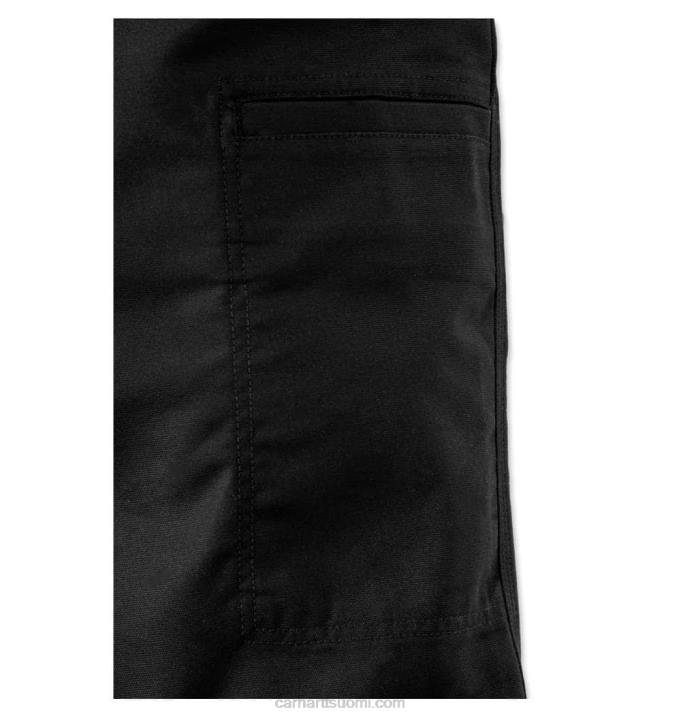 musta miehet Carhartt Kestävä ammattimainen sarja rugged flex rento istuvuus canvas työhousut 4NNJ56