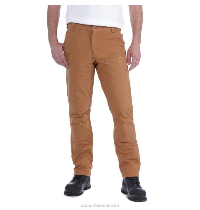 musta miehet Carhartt kestävät, joustavat, suorat ankkahousut 4NNJ52
