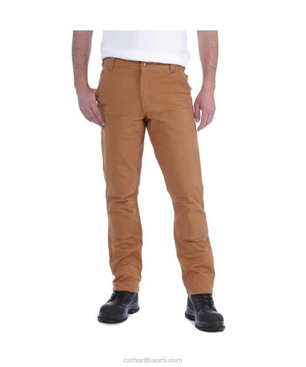 musta miehet Carhartt kestävät, joustavat, suorat ankkahousut 4NNJ52