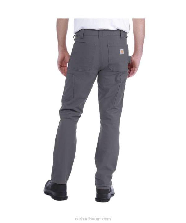 musta miehet Carhartt kestävät, joustavat, suorat ankkahousut 4NNJ52