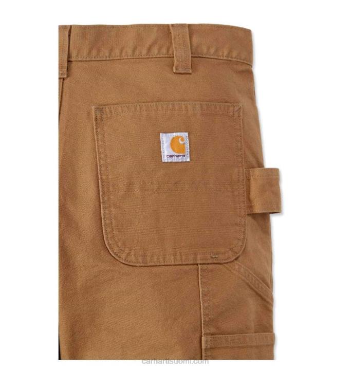 musta miehet Carhartt kestävät, joustavat, suorat ankkahousut 4NNJ52