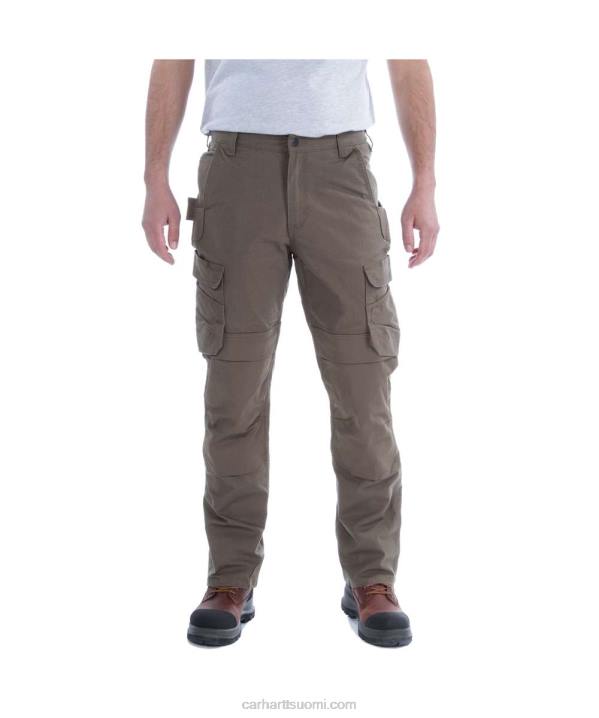 musta miehet Carhartt teräksinen luja flex rented fit kaksinkertainen etu lasti työhousut 4NNJ64