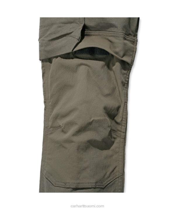 musta miehet Carhartt teräksinen luja flex rented fit kaksinkertainen etu lasti työhousut 4NNJ64