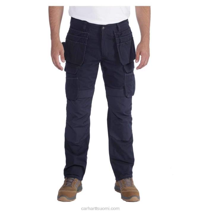 musta miehet Carhartt teräksinen luja flex rented istuvuus kaksinkertainen edessä cargo monitaskuinen työhousut 4NNJ62