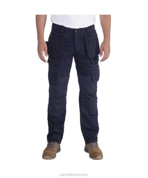 musta miehet Carhartt teräksinen luja flex rented istuvuus kaksinkertainen edessä cargo monitaskuinen työhousut 4NNJ62