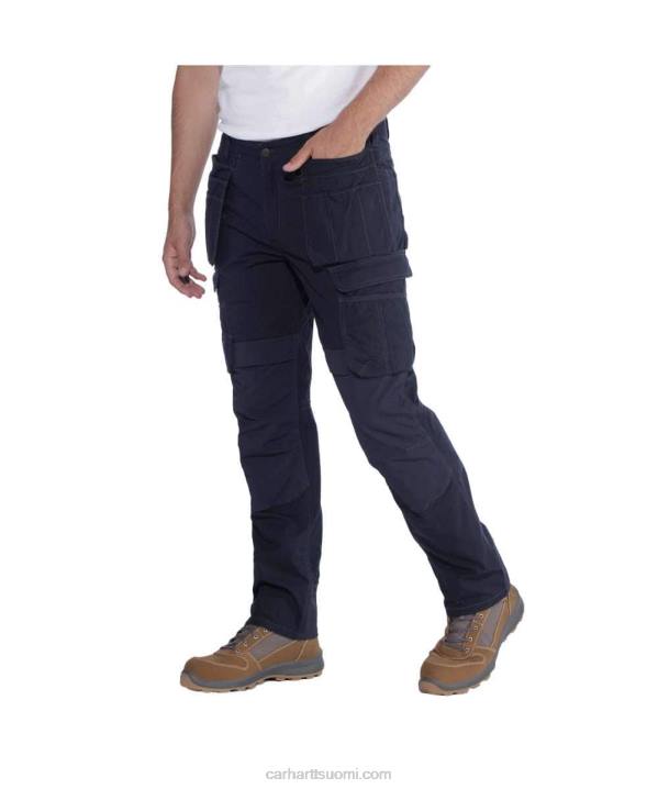 musta miehet Carhartt teräksinen luja flex rented istuvuus kaksinkertainen edessä cargo monitaskuinen työhousut 4NNJ62