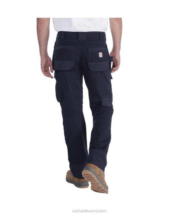 musta miehet Carhartt teräksinen luja flex rented istuvuus kaksinkertainen edessä cargo monitaskuinen työhousut 4NNJ62