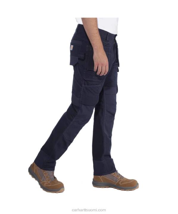 musta miehet Carhartt teräksinen luja flex rented istuvuus kaksinkertainen edessä cargo monitaskuinen työhousut 4NNJ62