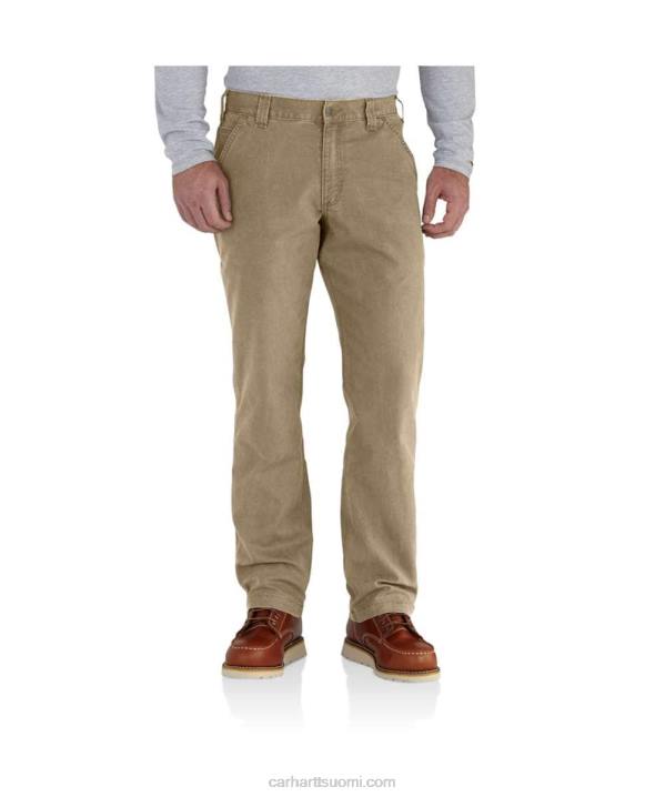 tumma khaki miehet Carhartt kestävät joustavat rento istuvuus canvas-työhousut 4NNJ70