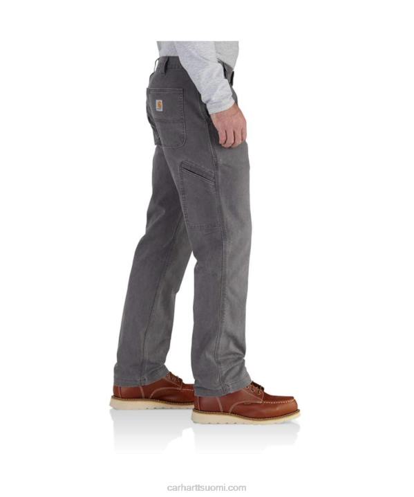tumma khaki miehet Carhartt kestävät joustavat rento istuvuus canvas-työhousut 4NNJ70
