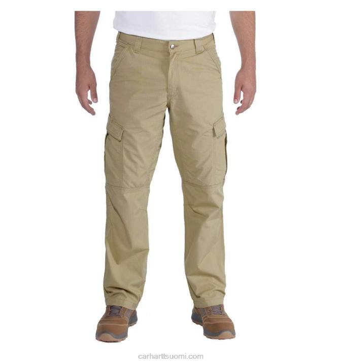 tumma khaki miehet Carhartt voima rento istuvuus ripstop cargo työhousut 4NNJ66