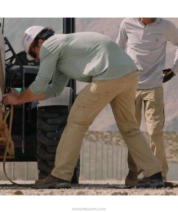 tumma khaki miehet Carhartt voima rento istuvuus ripstop cargo työhousut 4NNJ66