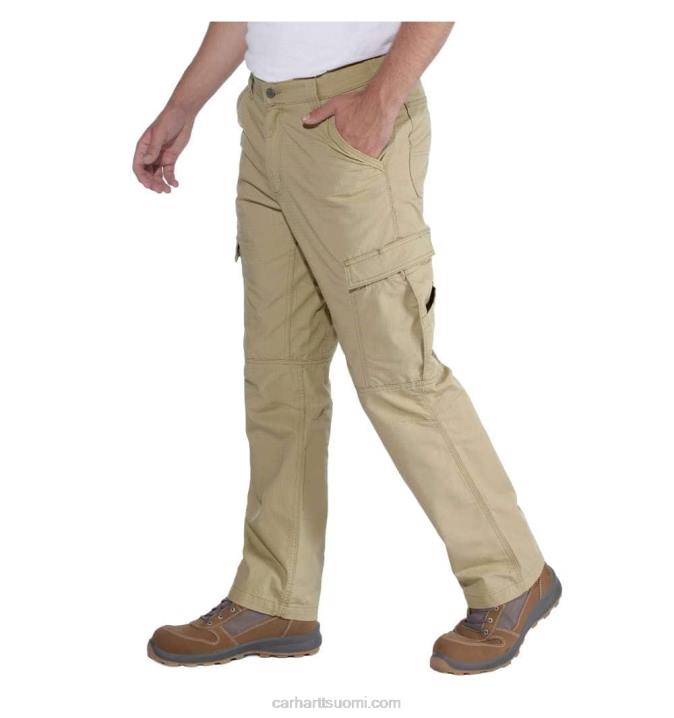 tumma khaki miehet Carhartt voima rento istuvuus ripstop cargo työhousut 4NNJ66