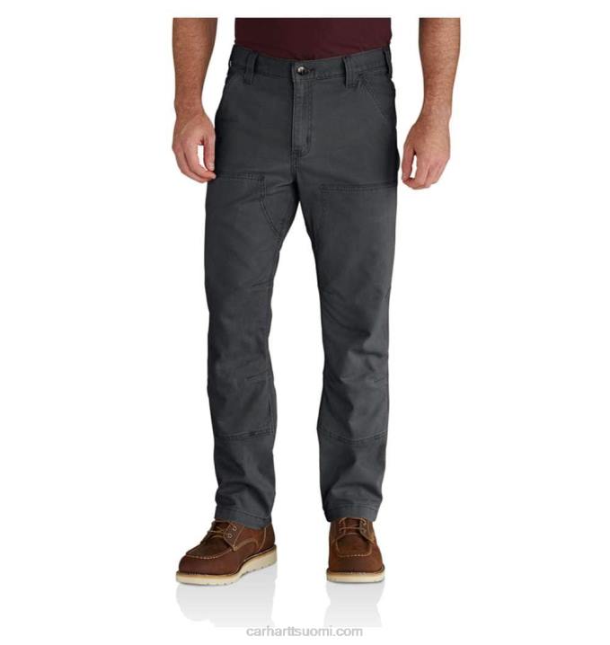 varjo miehet Carhartt kestävät joustavat rento istuvuus canvas-kaksoisetuiset työhousut 4NNJ59