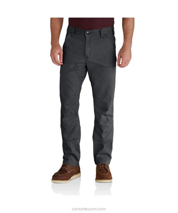 varjo miehet Carhartt kestävät joustavat rento istuvuus canvas-kaksoisetuiset työhousut 4NNJ59