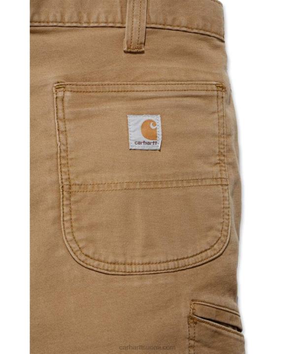 varjo miehet Carhartt kestävät joustavat rento istuvuus canvas-kaksoisetuiset työhousut 4NNJ59