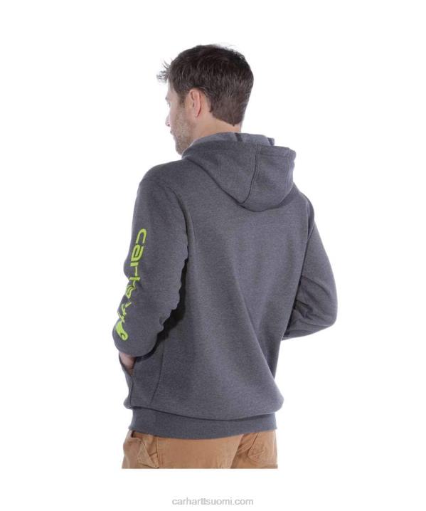 alppisininen kanerva miehet Carhartt löysä istuvuus, keskipainoinen logohihainen graafinen collegepaita 4NNJ38