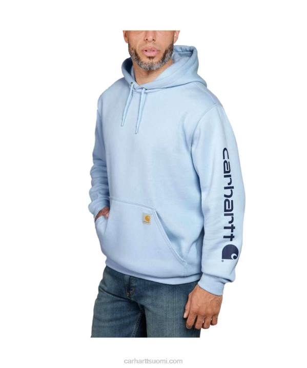 alppisininen kanerva miehet Carhartt löysä istuvuus, keskipainoinen logohihainen graafinen collegepaita 4NNJ38