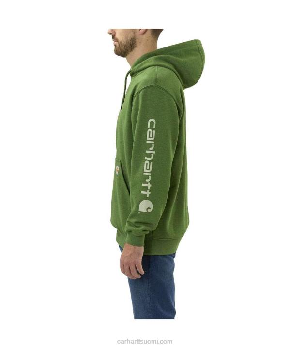 alppisininen kanerva miehet Carhartt löysä istuvuus, keskipainoinen logohihainen graafinen collegepaita 4NNJ38