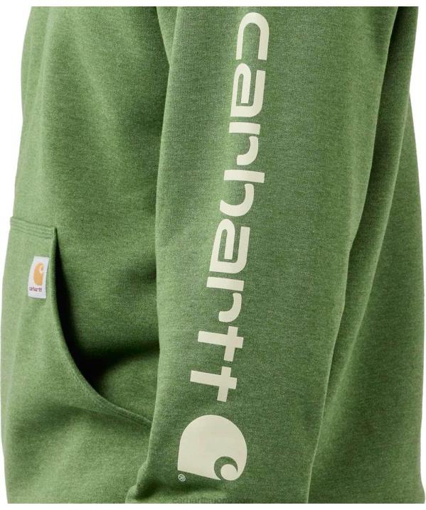 alppisininen kanerva miehet Carhartt löysä istuvuus, keskipainoinen logohihainen graafinen collegepaita 4NNJ38