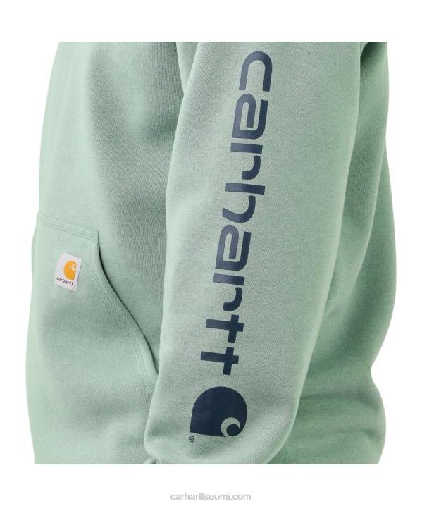 alppisininen kanerva miehet Carhartt löysä istuvuus, keskipainoinen logohihainen graafinen collegepaita 4NNJ38