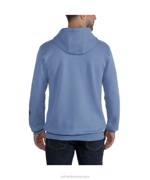 alppisininen kanerva miehet Carhartt löysä istuvuus, keskipainoinen logohihainen graafinen collegepaita 4NNJ38