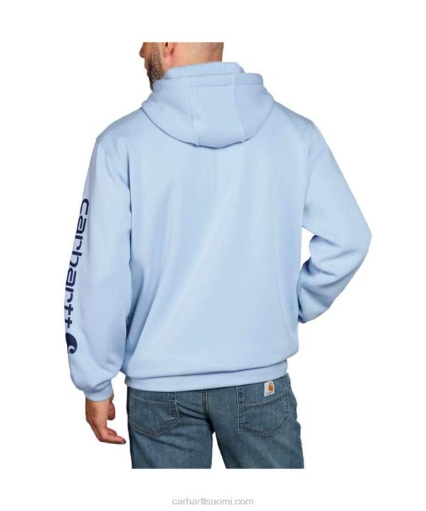 alppisininen kanerva miehet Carhartt löysä istuvuus, keskipainoinen logohihainen graafinen collegepaita 4NNJ38