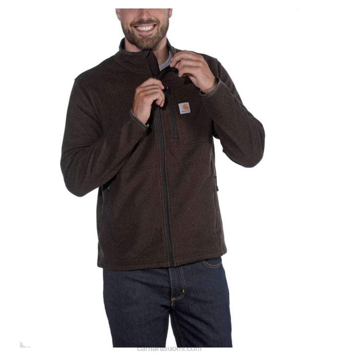 asfaltti kanerva miehet Carhartt Dalton full zip fleece 4NNJ51