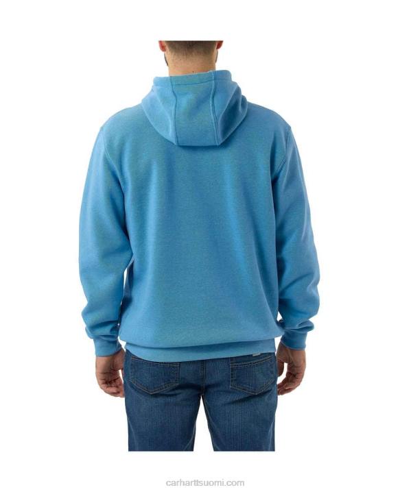 musta miehet Carhartt väljä istuvuus, keskipainoinen logograafinen collegepaita 4NNJ40