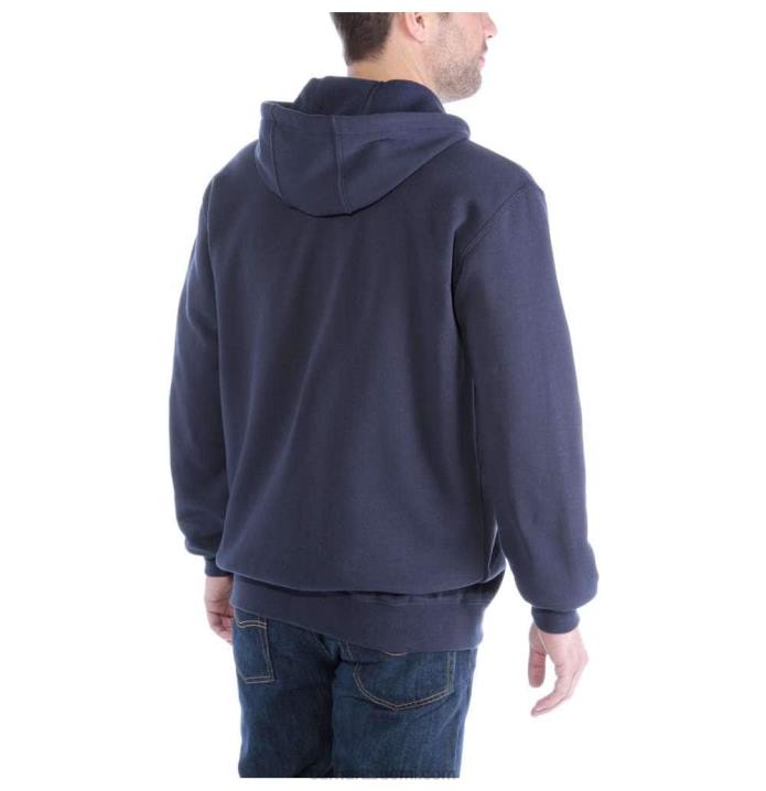 musta miehet Carhartt väljä istuvuus, keskipainoinen täysvetoketjullinen pusero 4NNJ34
