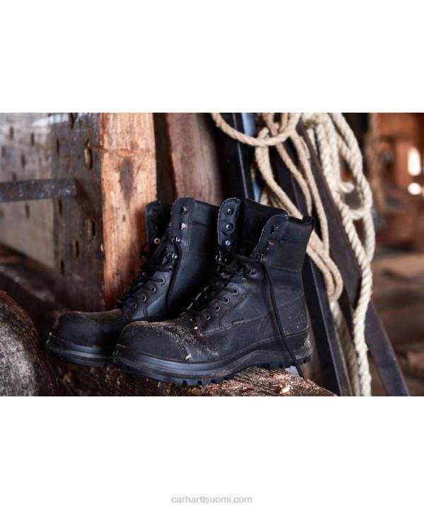 musta miehet Carhartt detroit rugged flex vedenpitävä s3 8 tuuman turvasaapas 4NNJ162
