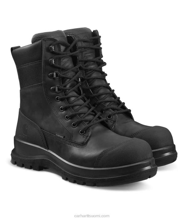 musta miehet Carhartt detroit rugged flex vedenpitävä s3 8 tuuman turvasaapas 4NNJ162