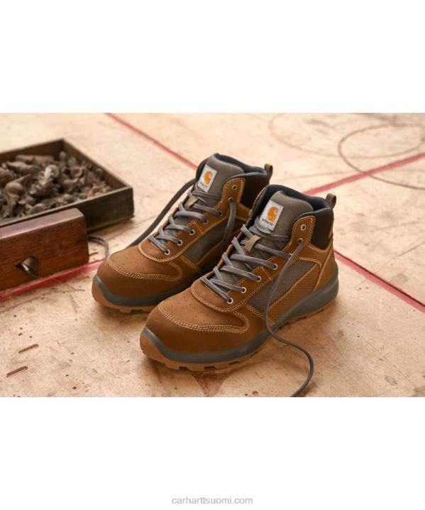 musta miehet Carhartt michigan rugged flex s1p midcut turvasaappaat 4NNJ165