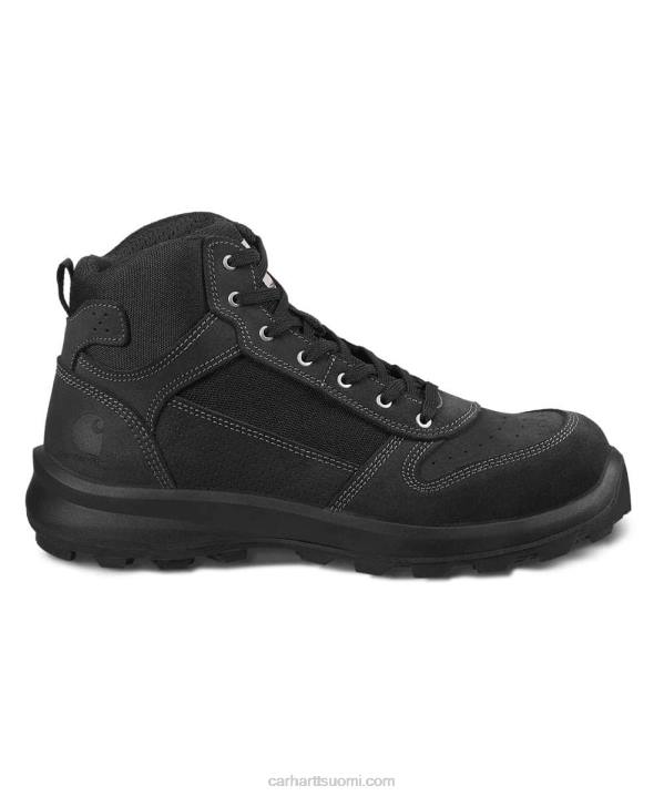 musta miehet Carhartt michigan rugged flex s1p midcut vetoketjullinen turvasaappas 4NNJ158