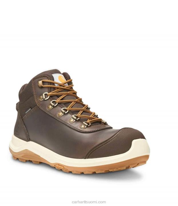 tumman ruskea miehet Carhartt wylie rugged flex vedenpitävä s3 turvasaappaat 4NNJ154