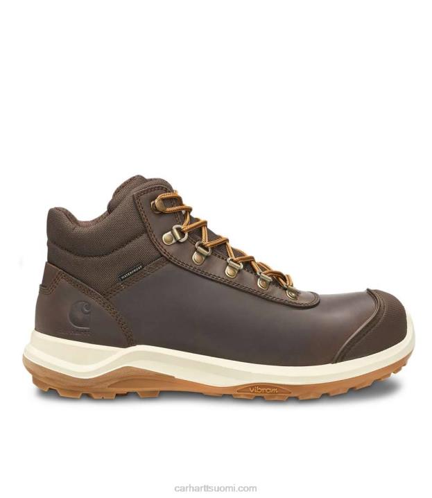 tumman ruskea miehet Carhartt wylie rugged flex vedenpitävä s3 turvasaappaat 4NNJ154