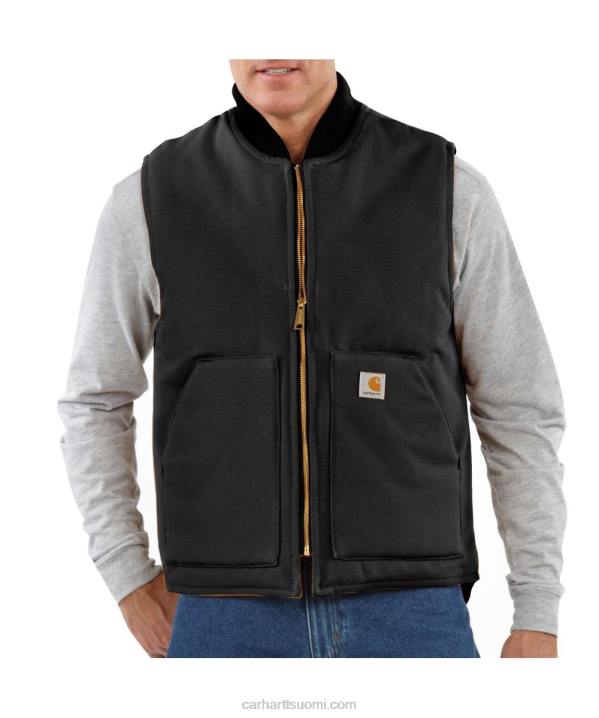 musta miehet Carhartt rento istuvuus kiinteä ankka eristetty kylkiliivi 4NNJ105