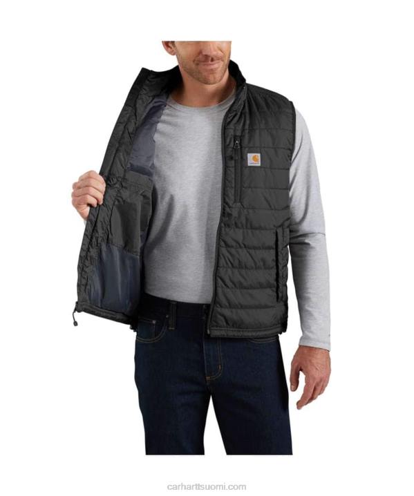 musta miehet Carhartt sadesuoja rento istuvuus kevyt eristetty liivi 4NNJ104