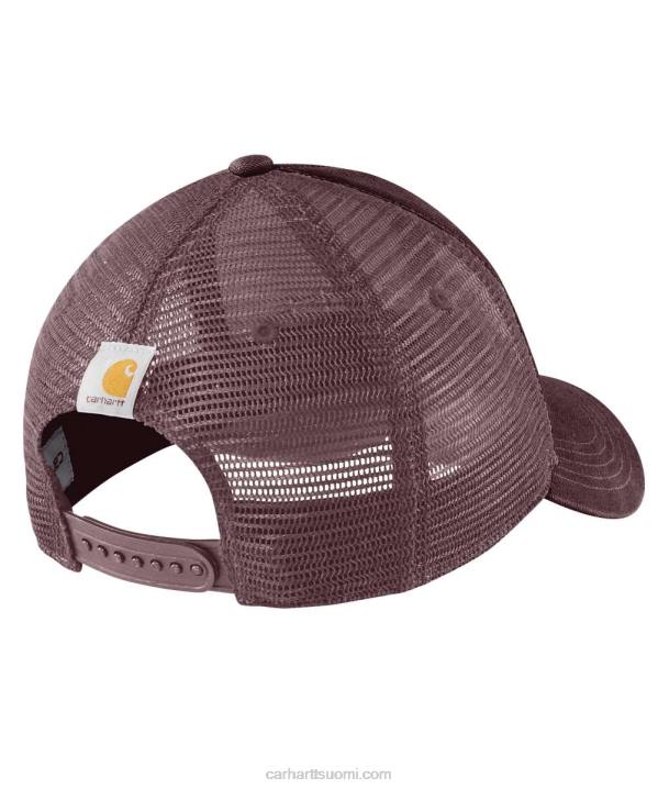 asfaltin musta miehet Carhartt canvas verkkoselkälogograafinen korkki 4NNJ88
